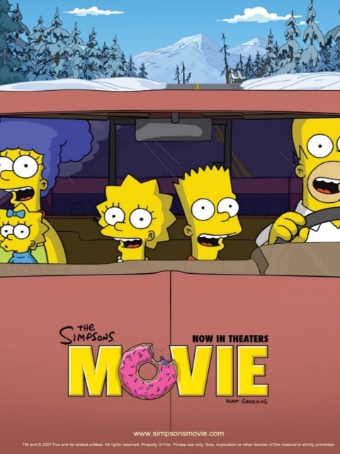 Sfondi The Simpsons Movie 480x640