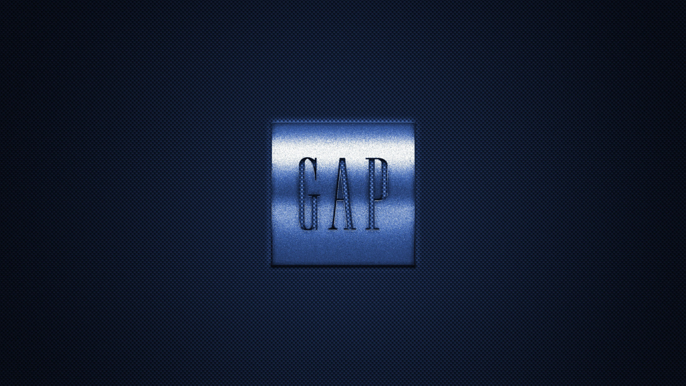 Fondo de pantalla GAP Logo 1366x768