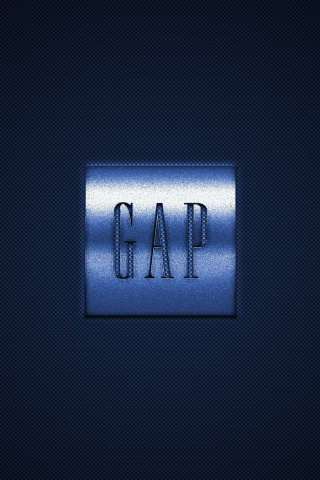 Fondo de pantalla GAP Logo 320x480