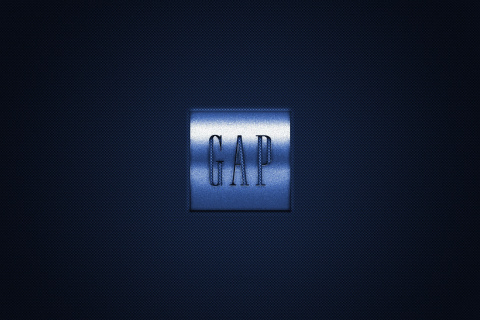 Fondo de pantalla GAP Logo 480x320