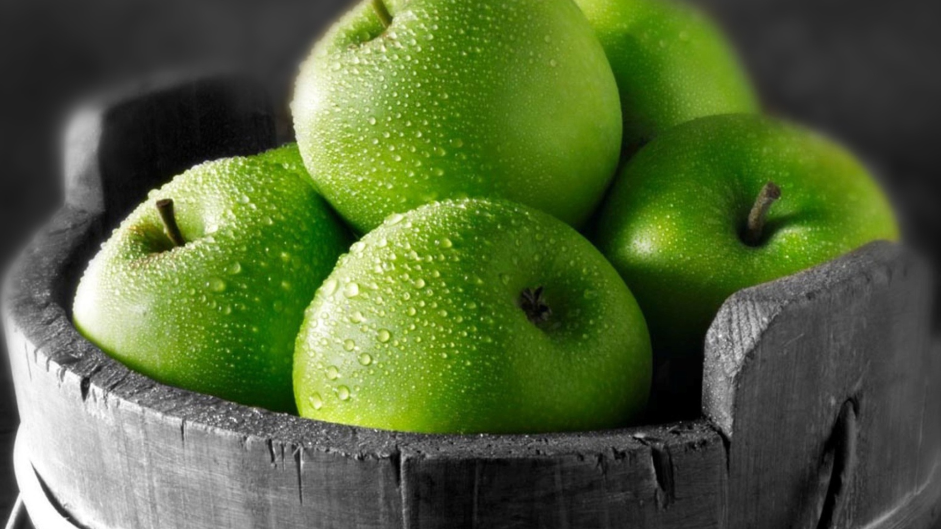 Screenshot №1 pro téma Green Apples 1920x1080