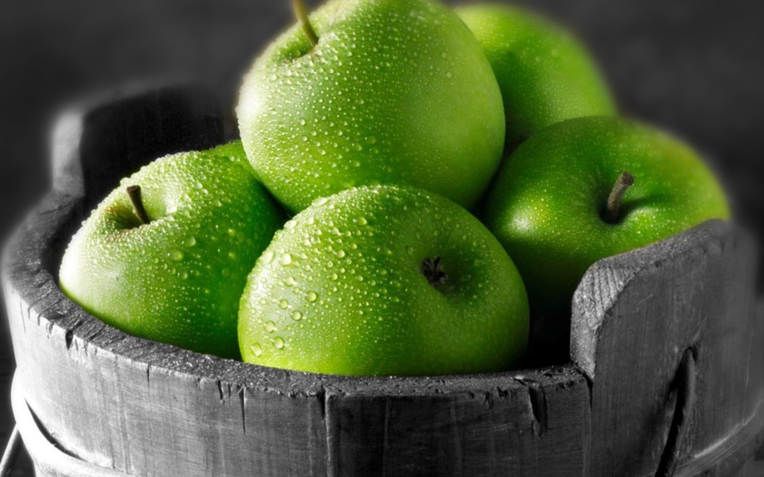 Das Green Apples Wallpaper 2560x1600