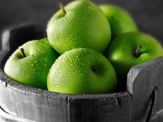 Sfondi Green Apples 320x240