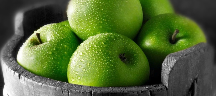 Green Apples wallpaper 720x320