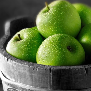 Green Apples - Obrázkek zdarma pro iPad