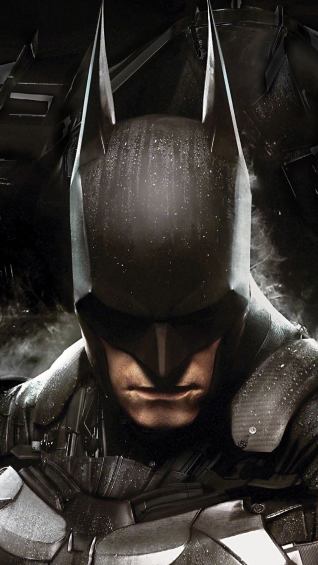 Sfondi 2014 Batman Arkham Knight 640x1136