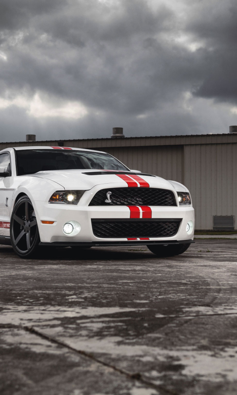 Обои Ford Mustang Gt500 480x800