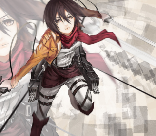 Mikasa Ackerman - Shingeki no Kyojin papel de parede para celular para 1024x1024
