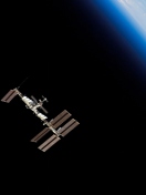 Fondo de pantalla The ISS In Space 132x176