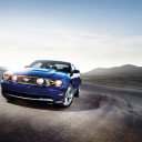 Blue Ford Mustang wallpaper 128x128