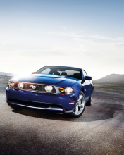 Fondo de pantalla Blue Ford Mustang 176x220