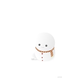 Little Snowman wallpaper 128x160