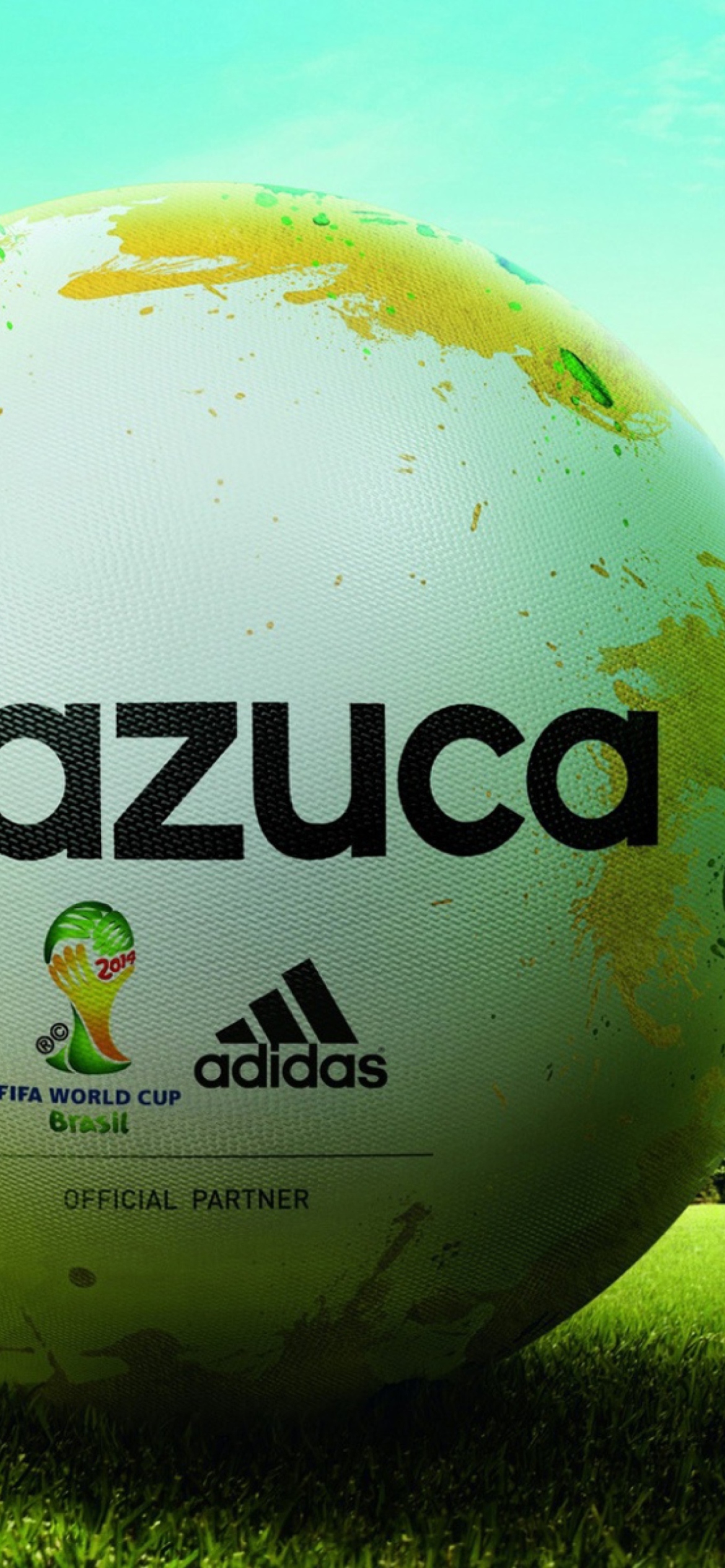 Screenshot №1 pro téma Adidas Brazuca Match Ball FIFA World Cup 2014 1170x2532