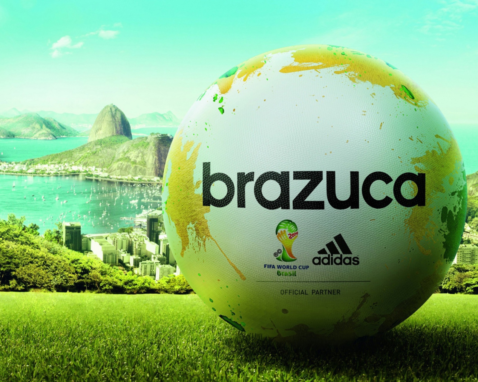 Fondo de pantalla Adidas Brazuca Match Ball FIFA World Cup 2014 1600x1280