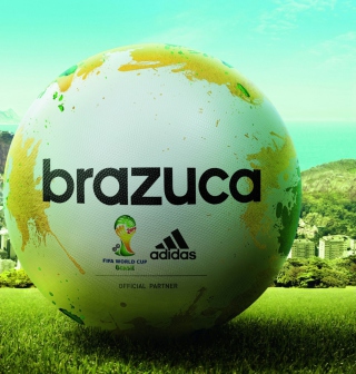 Adidas Brazuca Match Ball FIFA World Cup 2014 - Obrázkek zdarma pro iPad mini 2