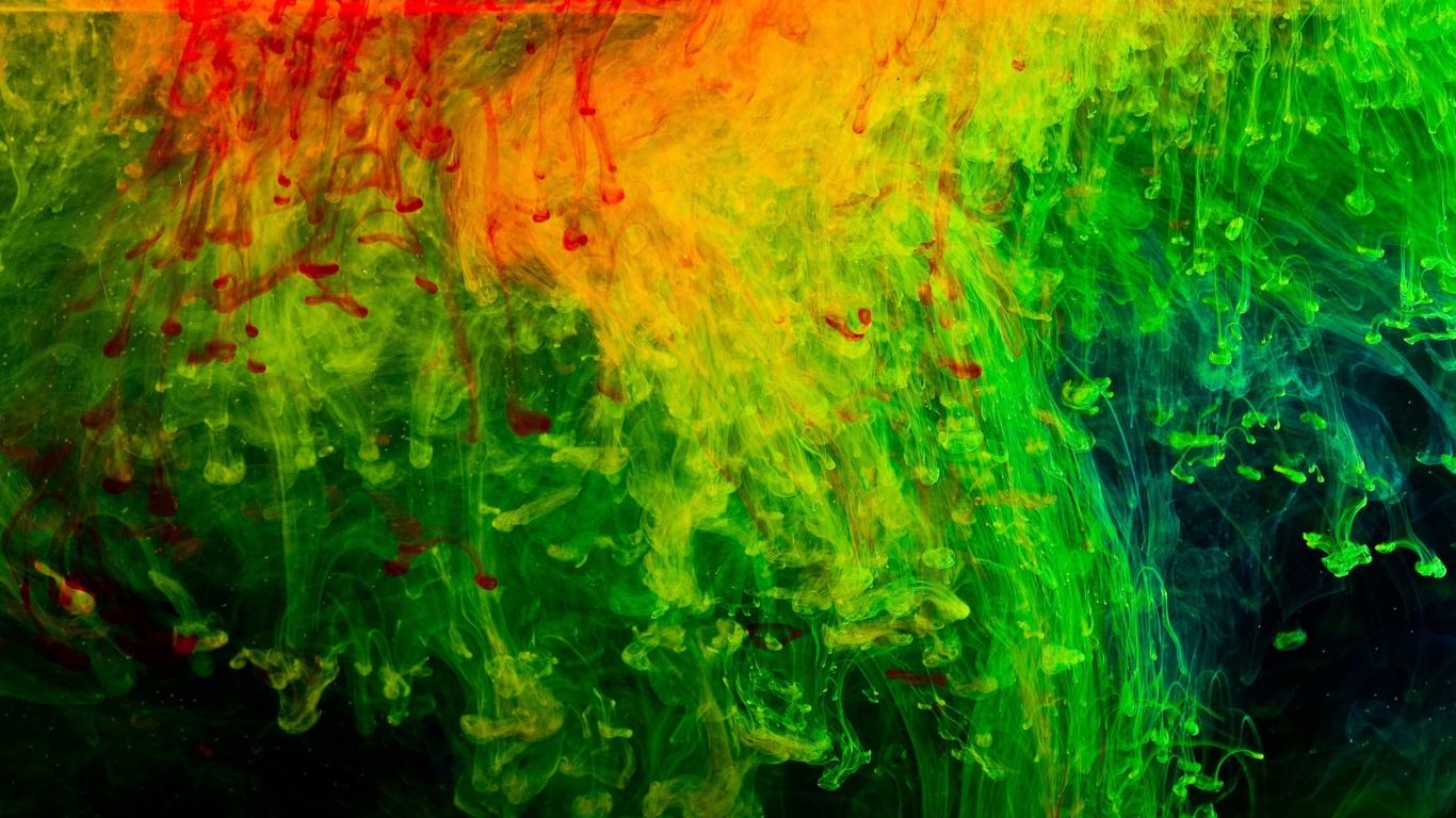 Colorful Abstraction wallpaper 1366x768
