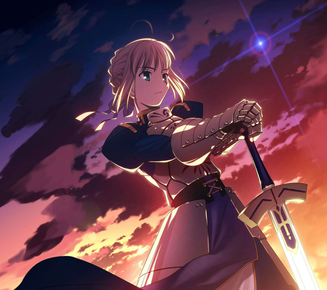 Saber from Fate/stay night wallpaper 1080x960