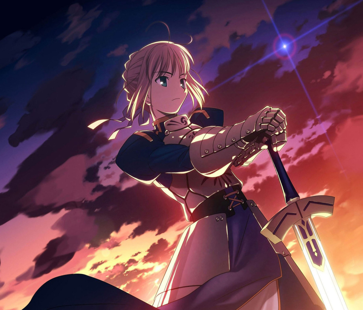 Обои Saber from Fate/stay night 1200x1024
