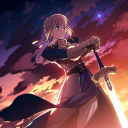 Обои Saber from Fate/stay night 128x128