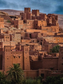 Das Morocco Castle Wallpaper 240x320