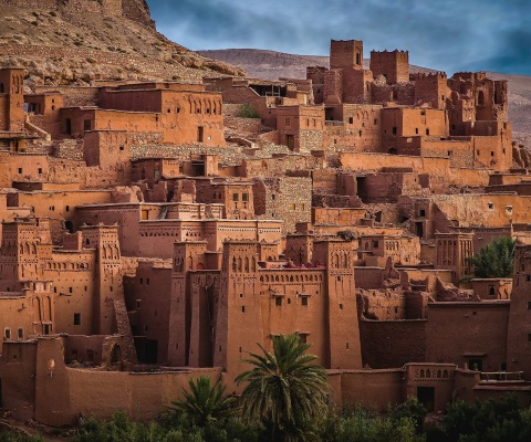 Morocco Castle wallpaper 480x400