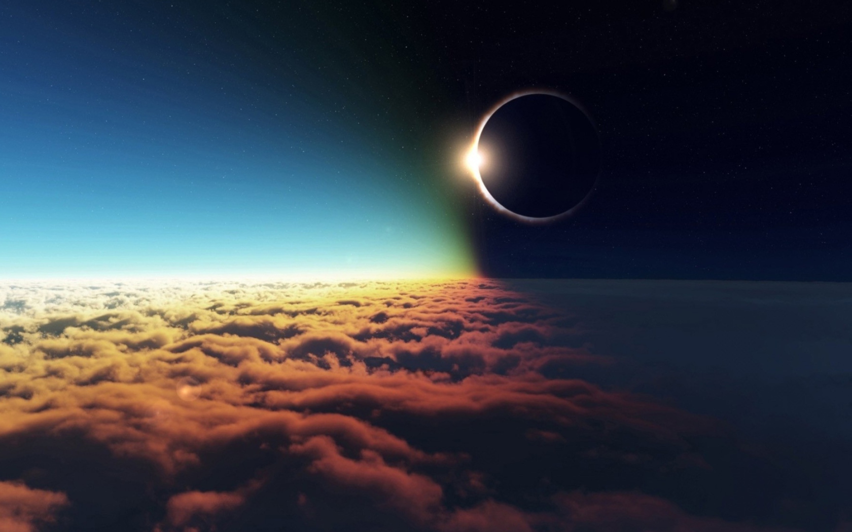 Fondo de pantalla Eclipse 1680x1050