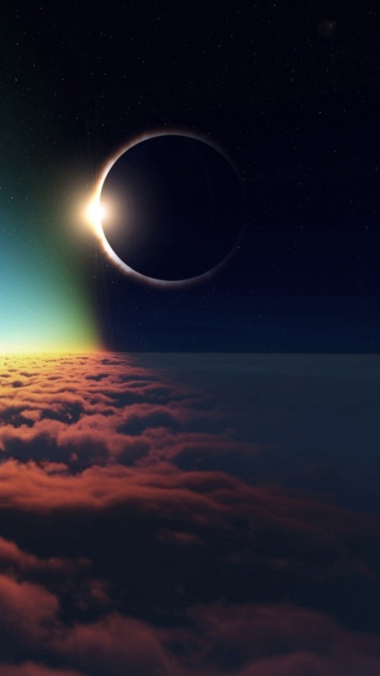 Das Eclipse Wallpaper 750x1334