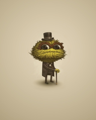 Sesame Street Oscar The Grouch - Obrázkek zdarma pro iPhone 6