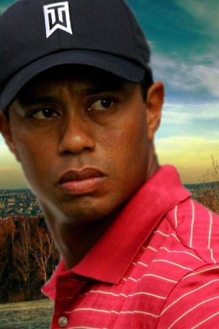 Fondo de pantalla Tiger Woods 320x480