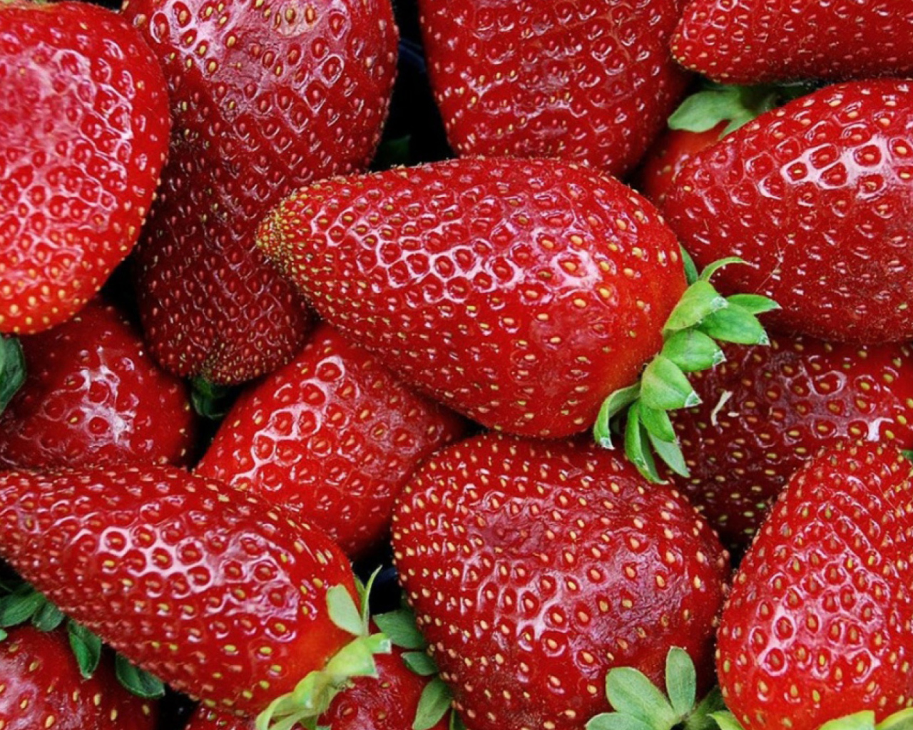 Strawberries wallpaper 1280x1024