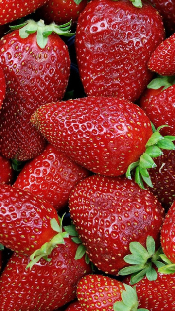 Das Strawberries Wallpaper 360x640