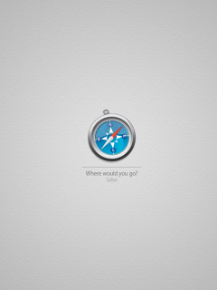 Das Tech Safari Browser Wallpaper 240x320