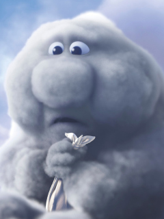 Fondo de pantalla Sad Cloud Partly Cloudy 240x320