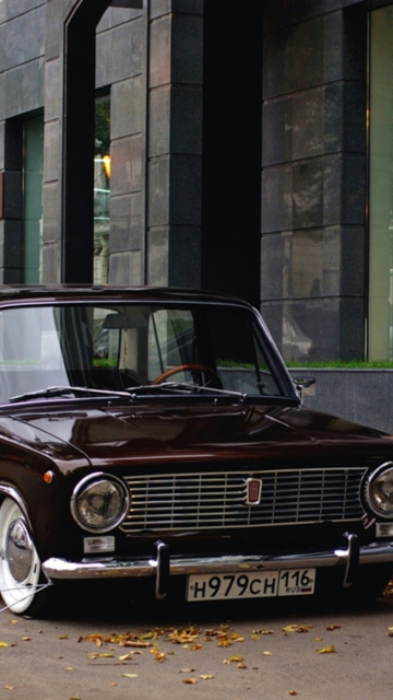 Das Retro Car VAZ 2101 Wallpaper 360x640