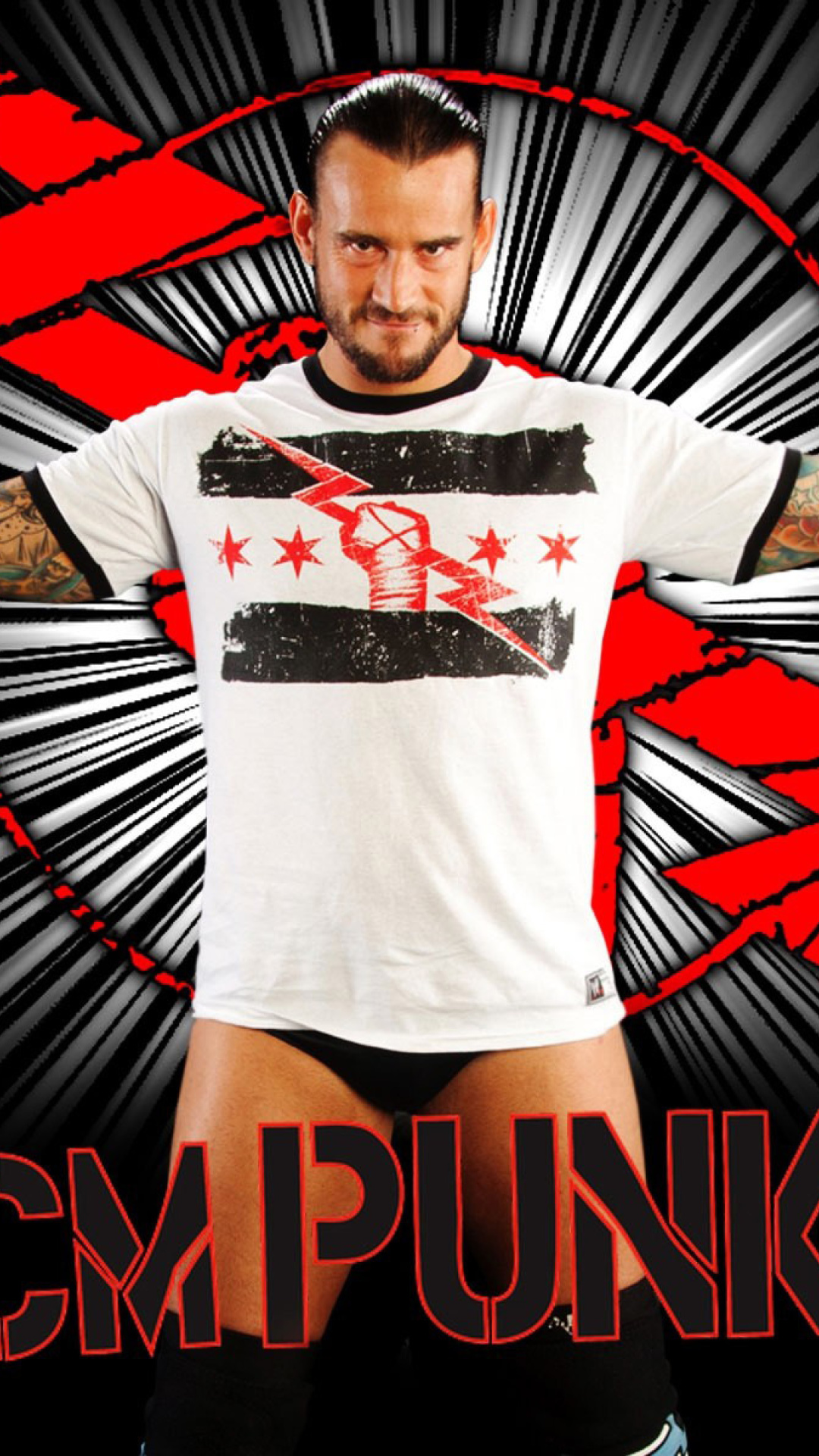 Fondo de pantalla WWE CM Punk 1080x1920