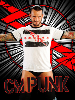 Fondo de pantalla WWE CM Punk 240x320