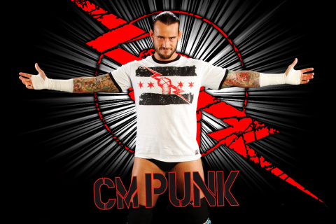 Das WWE CM Punk Wallpaper 480x320