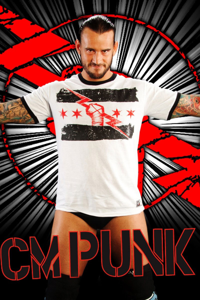 Fondo de pantalla WWE CM Punk 640x960
