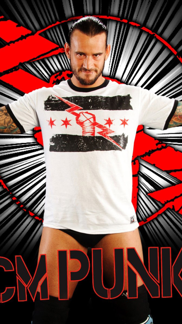 WWE CM Punk wallpaper 750x1334