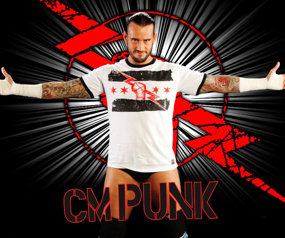 Fondo de pantalla WWE CM Punk 960x800