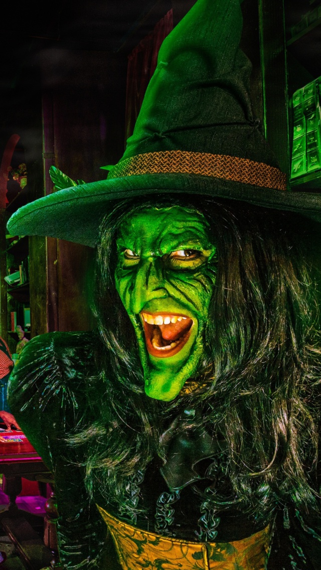 Fondo de pantalla Wicked Witch 640x1136