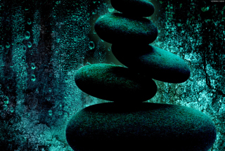 Free Stacked Stones Picture for Android, iPhone and iPad