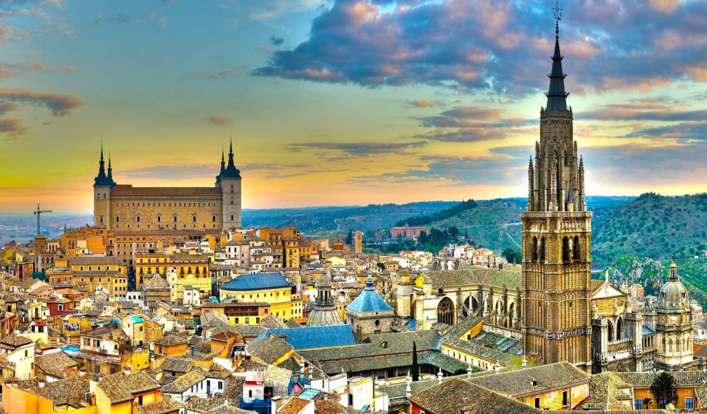 Fondo de pantalla Toledo Spain 1024x600