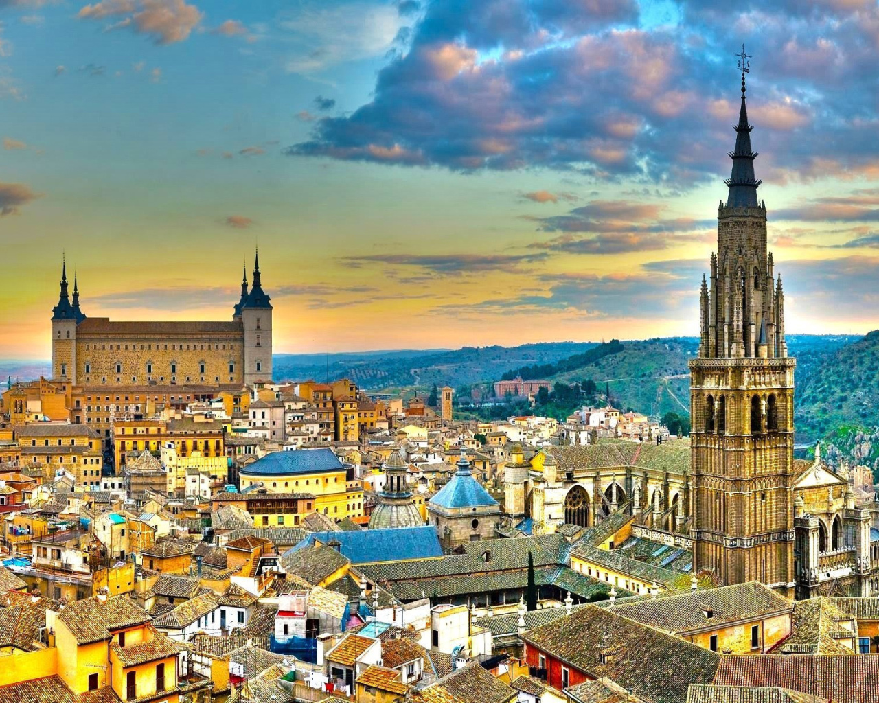 Das Toledo Spain Wallpaper 1280x1024