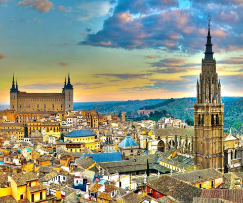 Toledo Spain wallpaper 480x400