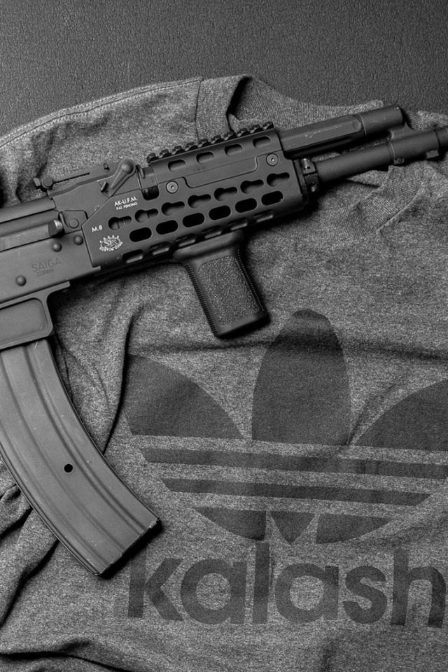 Das Ak 47 Kalashnikov Wallpaper 640x960