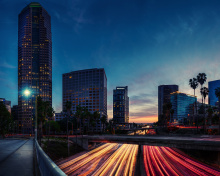 Das Los Angeles Panorama Wallpaper 220x176