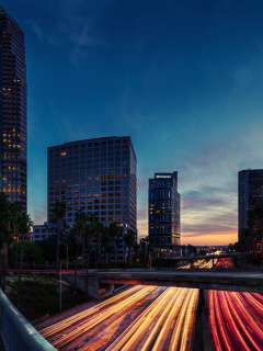 Los Angeles Panorama wallpaper 240x320
