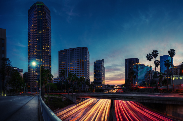 Обои Los Angeles Panorama