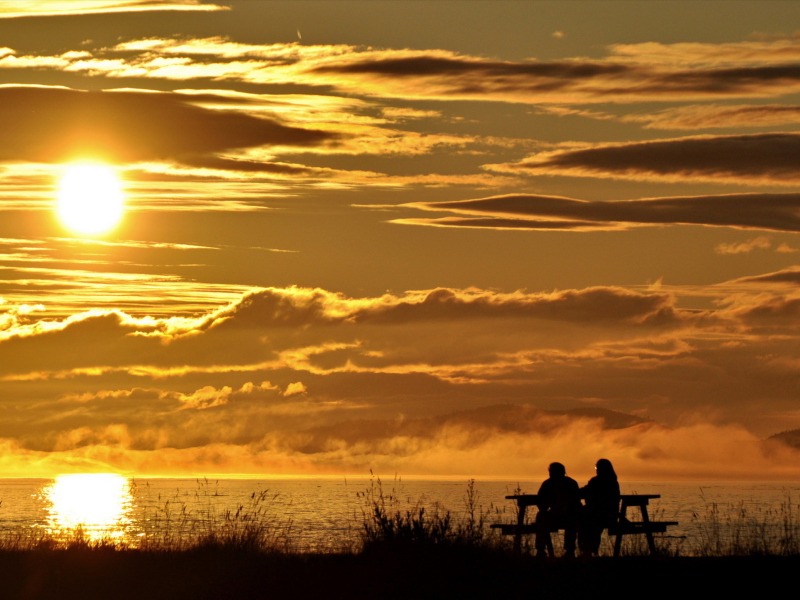 Sfondi Sunset For Couple 800x600